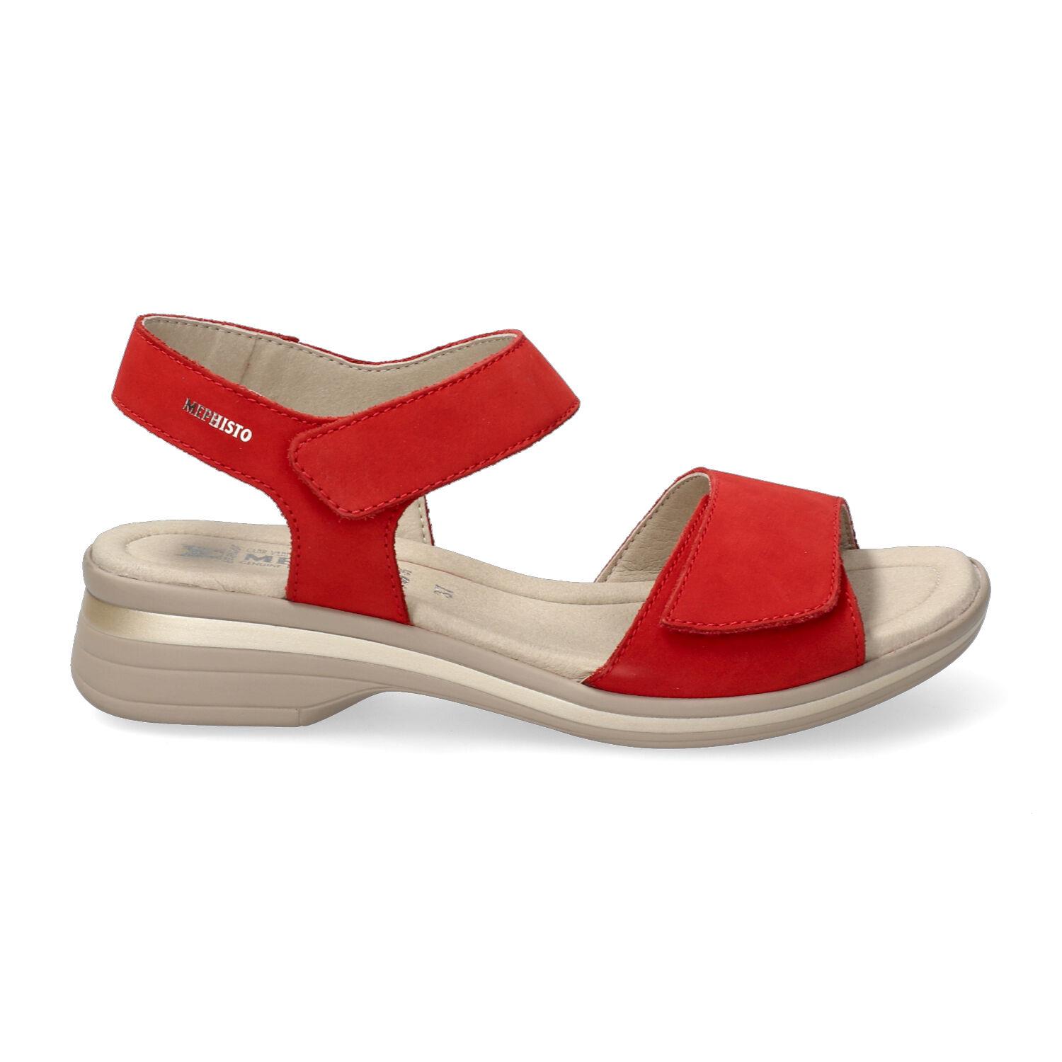 sandales femme modèle Floraline rouge - Mephisto